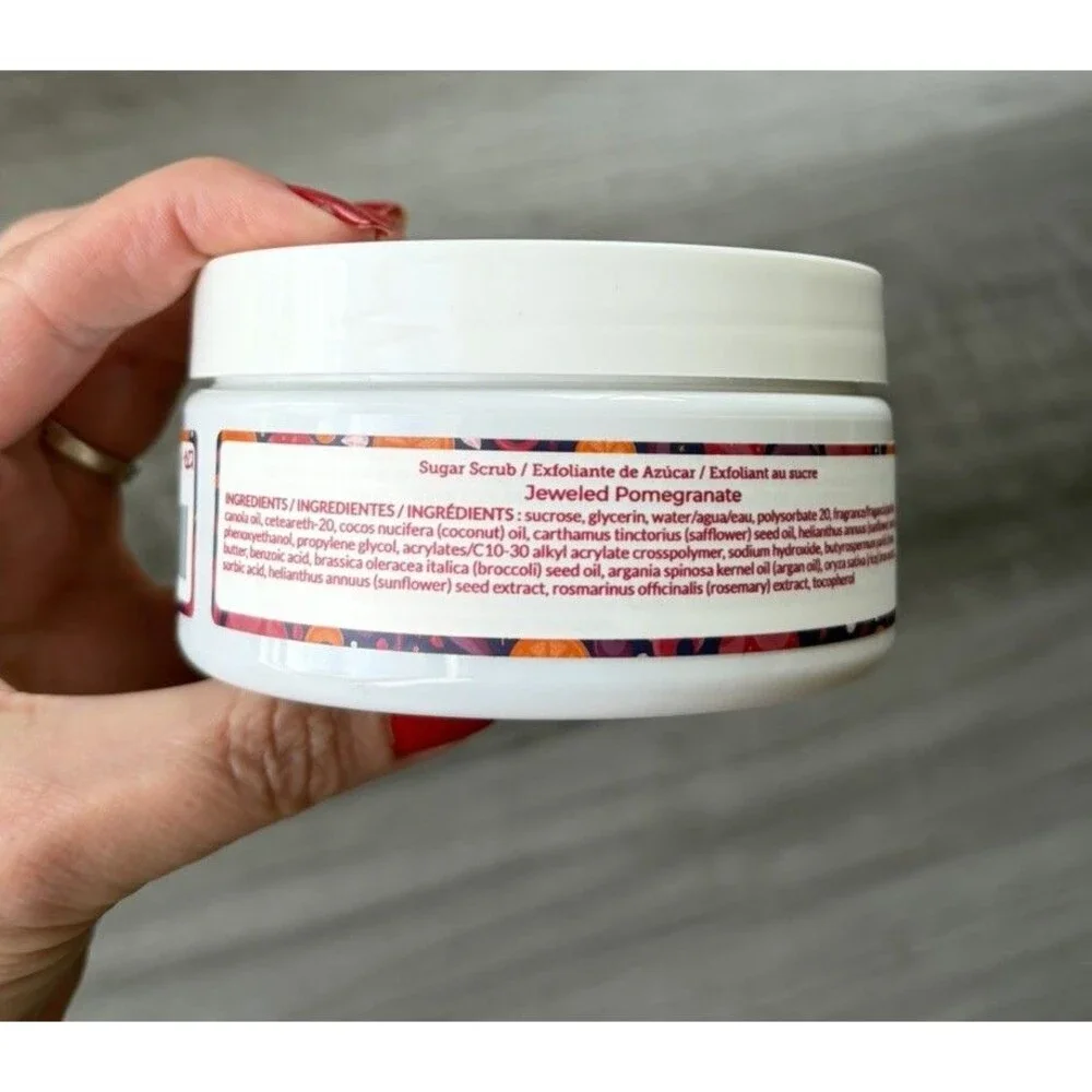 Scentsy Jeweled Pomegranate Sugar Scrub 8 fl oz New Sealed Retired Discontinued